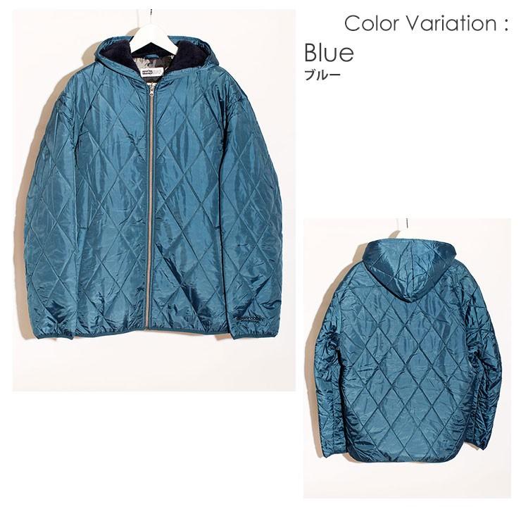 ウールボンバージャケット　ネイビー　M 中綿　ラグラン　厚手　フライト エストニア] ダブルフェイス ウール ボンバー ジャケット, navy | MAX&Co.