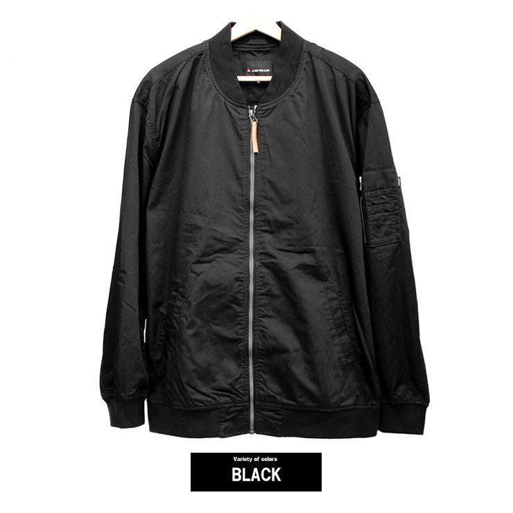 MA-1 メンズ 大きいサイズ ツイル ミリタリー ジャケット