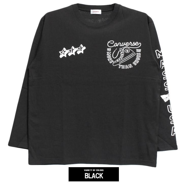 コンバース(Converse) 長袖 カットソー トップス 新品　 CONVERSE（コンバース） セール 長袖Tシャツ メンズ 大きいサイズ 袖
