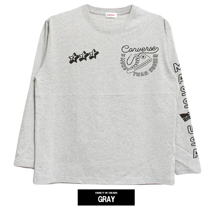 CONVERSE（コンバース） セール 長袖Tシャツ メンズ 大きいサイズ 袖