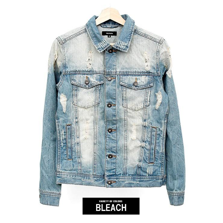 セール Gジャン メンズ クラッシュ ダメージ加工 ヴィンテージ風