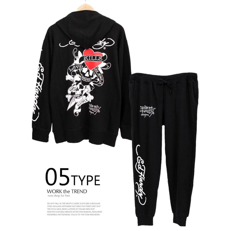 Ed Hardy セットアップ メンズ 大きいサイズ ジャージ 上下 Ed Hardy セットアップ メンズ 大きいサイズ ジャージ 上下