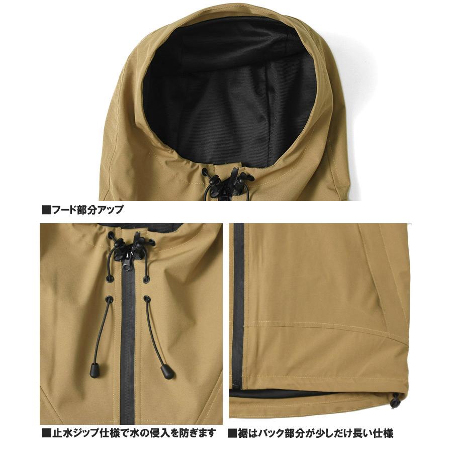 マウンテンパーカー メンズ 大きいサイズ 防風 撥水加工 ストレッチ 止