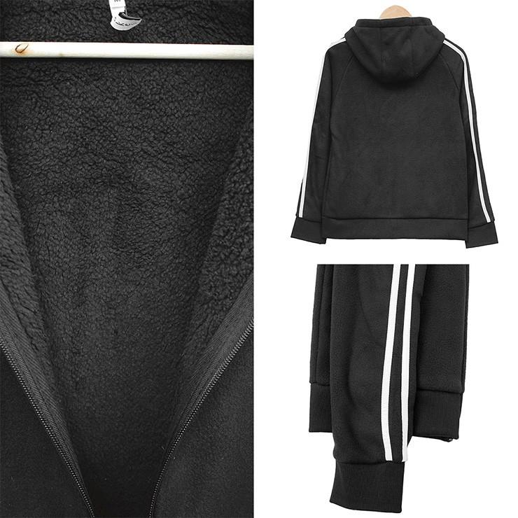 セットアップ メンズ 大きいサイズ 裏ボア 防寒 サイドライン ジップアップ パーカー スウェットパンツ 上下 スウェット スエット |  | 07