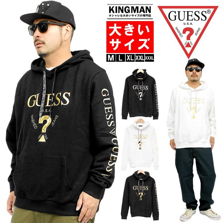 GUESS×ALCHEMIST ペイズリー柄アノラックパーカー美品Lサイズ ゲス GUESS（ゲス） パーカー メンズ 大きいサイズ プルオーバー メタリック