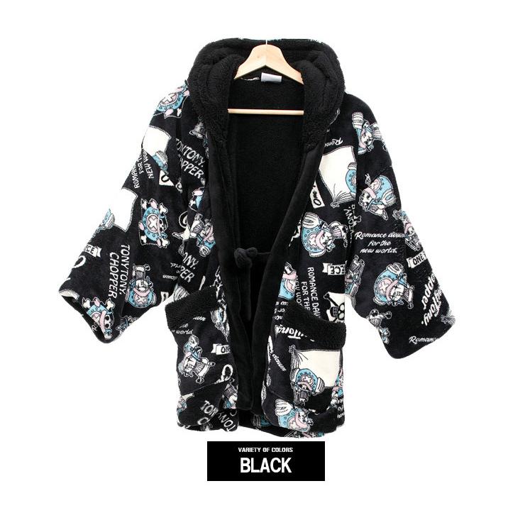 ワンピース ONE PIECE どてら はんてん メンズ 大きいサイズ 裏地