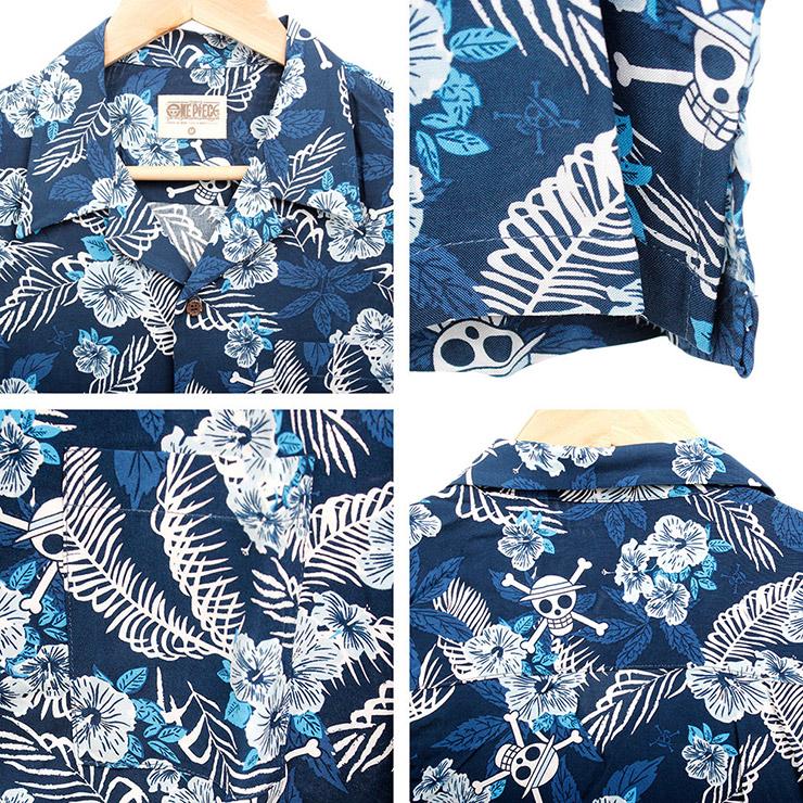 ONEPIECE ワンピース アロハシャツ メンズ 総柄 プリント ポケット