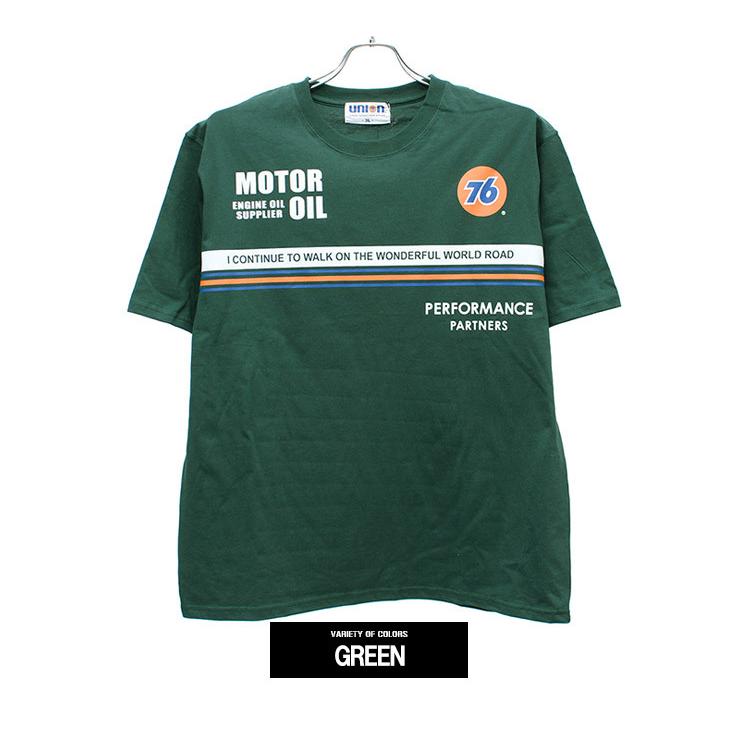 76 Lubricants ナナロク 半袖 Tシャツ メンズ 大きいサイズ union ロゴ