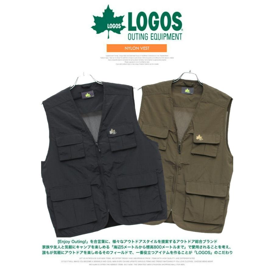 Logos ロゴス ベスト メンズ 大きいサイズ 撥水加工 多機能 ポケット付き 作業着 アウトドア ナイロンベスト 多機能ベスト 3054 Kingman 通販 Yahoo ショッピング