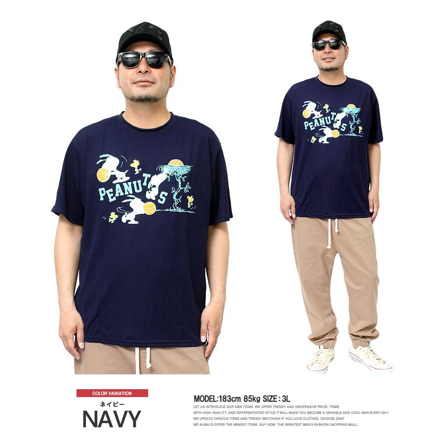 PEANUTS ピーナッツ 半袖 Tシャツ メンズ 大きいサイズ SNOOPY
