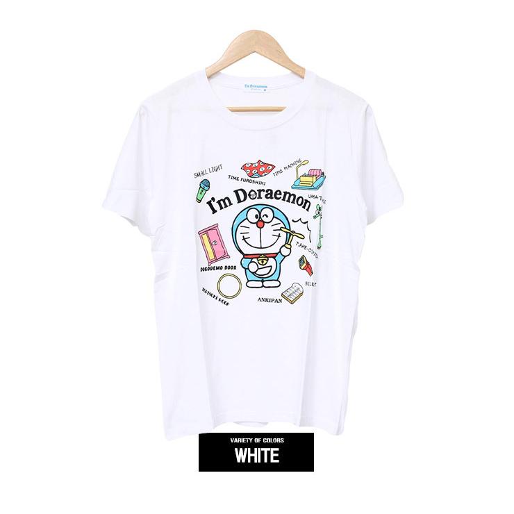 ドラえもん 半袖 Tシャツ メンズ キャラクター プリント クルーネック