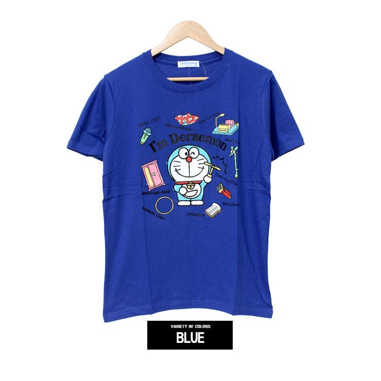 ドラえもん 半袖 Tシャツ メンズ キャラクター プリント クルーネック