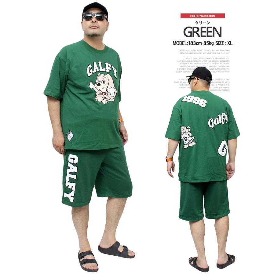 ガルフィー セットアップ 半袖 2022年春夏秋物新作 GALFY/ガルフィー 怒顔アングリー 人気