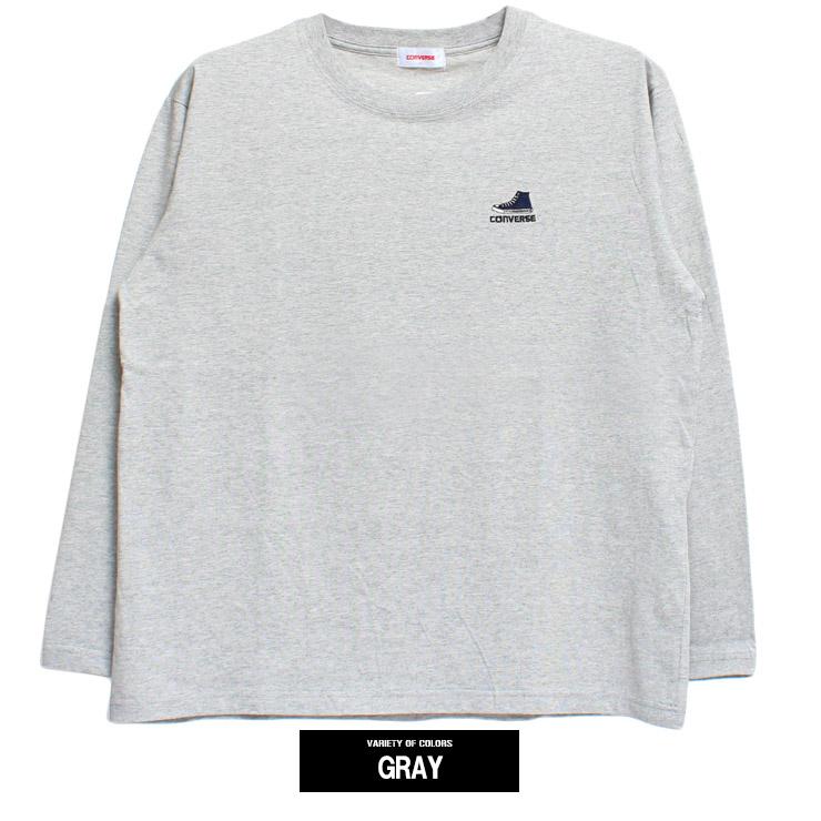 コンバース(Converse) 長袖 カットソー トップス 新品　 CONVERSE（コンバース） セール 長袖Tシャツ メンズ 大きいサイズ 袖