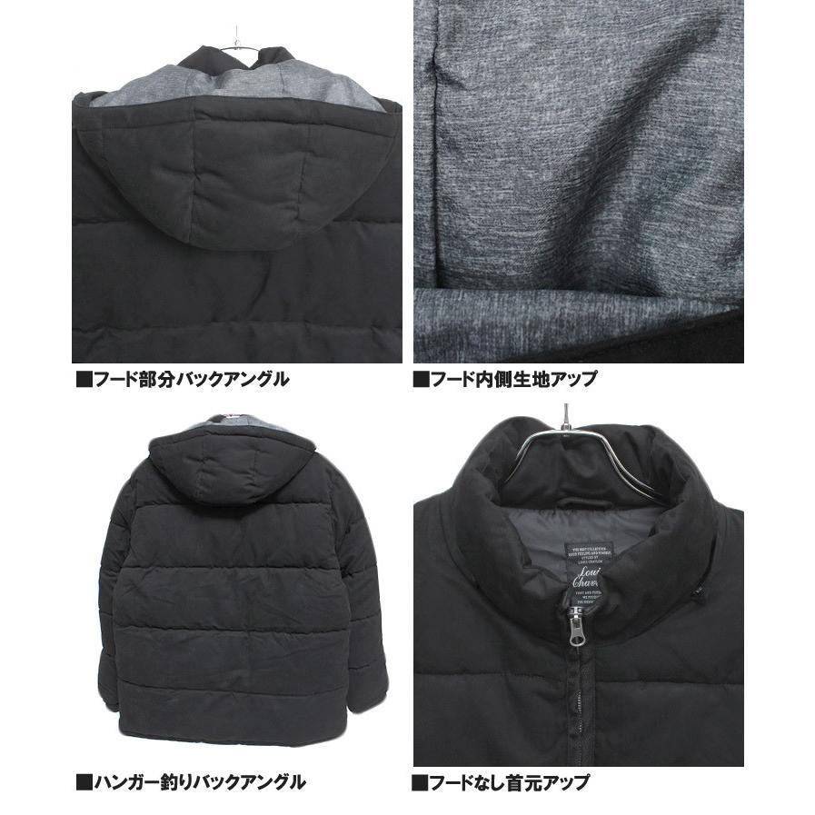 ダウンジャケット メンズ 大きいサイズ アウター スウェード 中綿