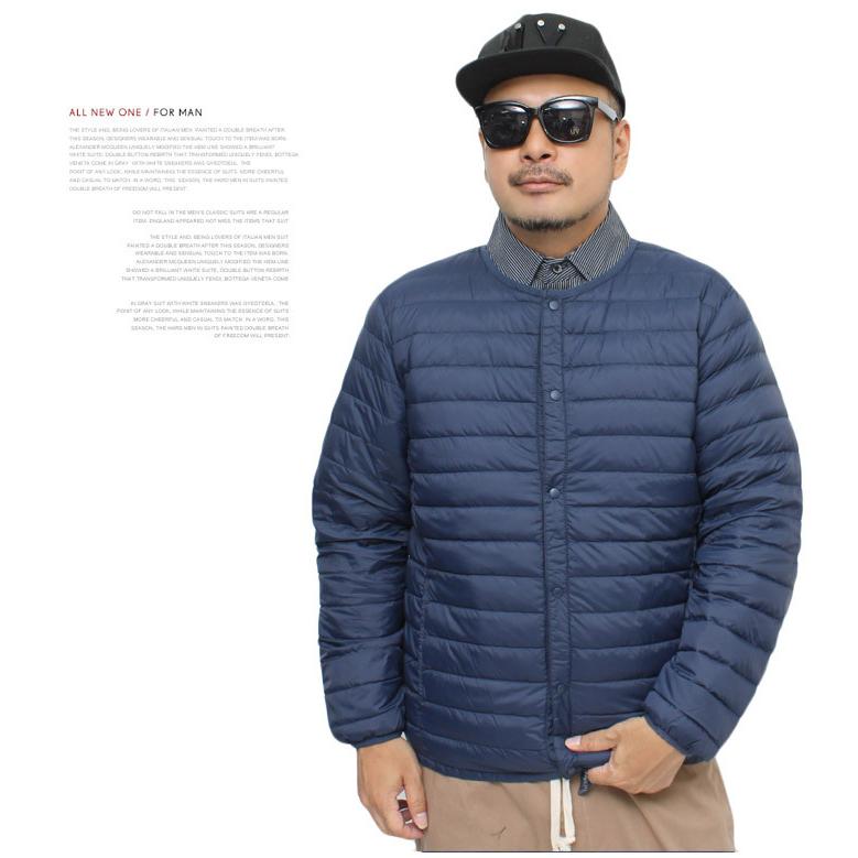 インナー ダウンジャケット メンズ 大きいサイズ リアルダウン 軽量 薄手 ノーカラー ジャケット インナーダウン 防寒 安い ワークマン プラス Kingman 通販 Yahoo ショッピング