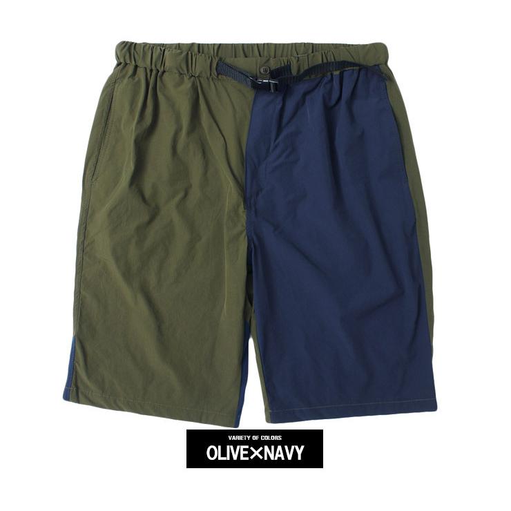 爆買 ショートパンツ メンズ 大きいサイズ ベルト付き ナイロン