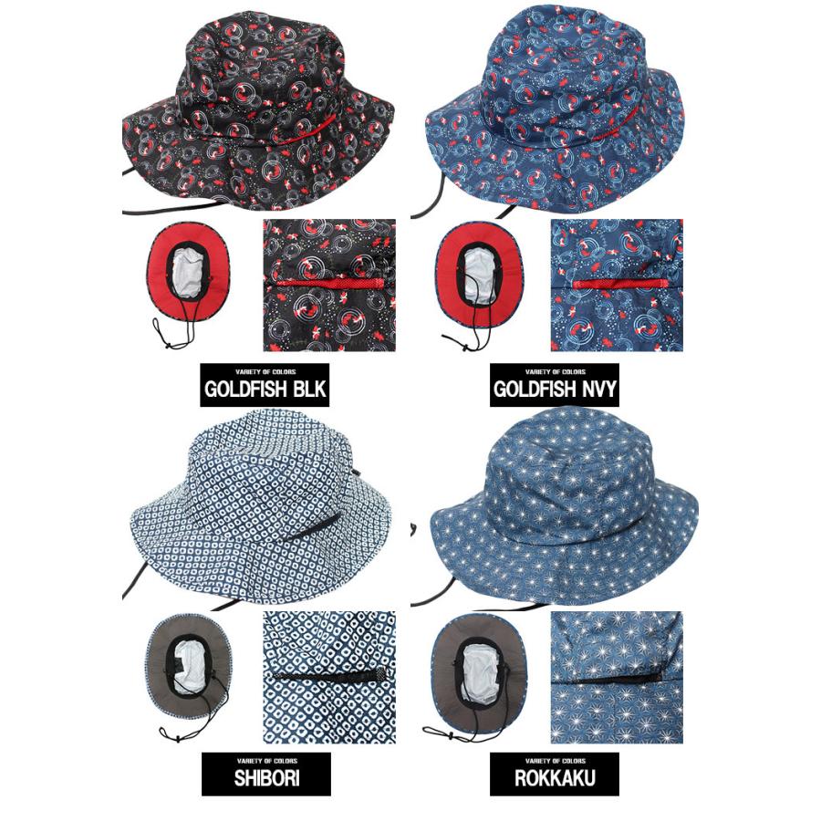 撥水 和柄 アドベンチャーハット メンズ 大きいサイズ 選べるサイズ 紐付き アウトドア 転写 プリント 安い ワークマン プラス 3057 Kingman 通販 Yahoo ショッピング