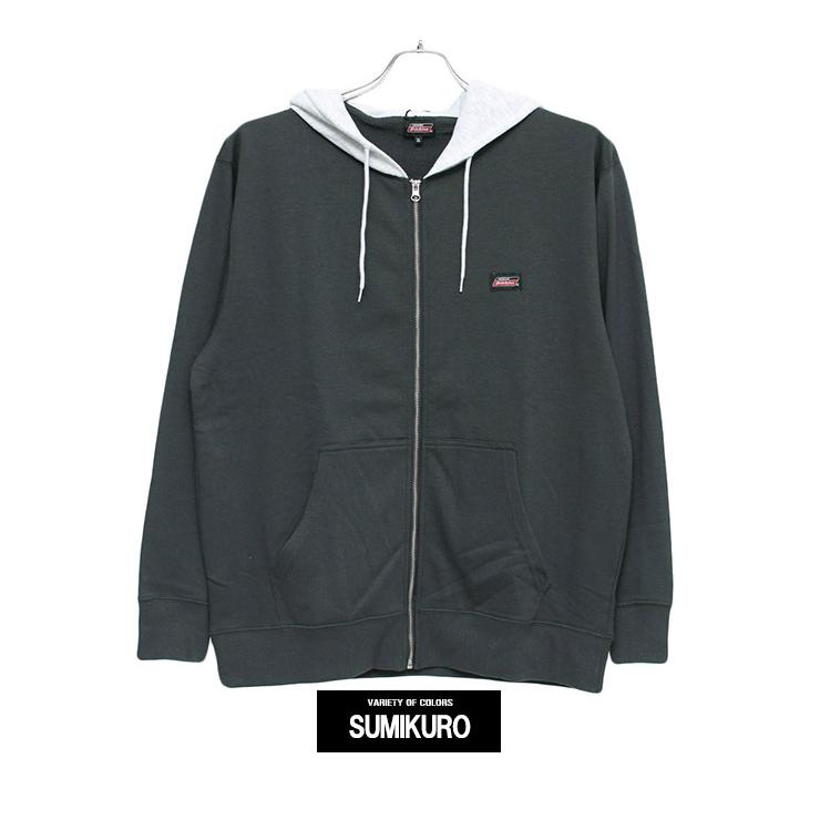 Dickies パーカー メンズ 大きいサイズ ジップアップ スウェット 