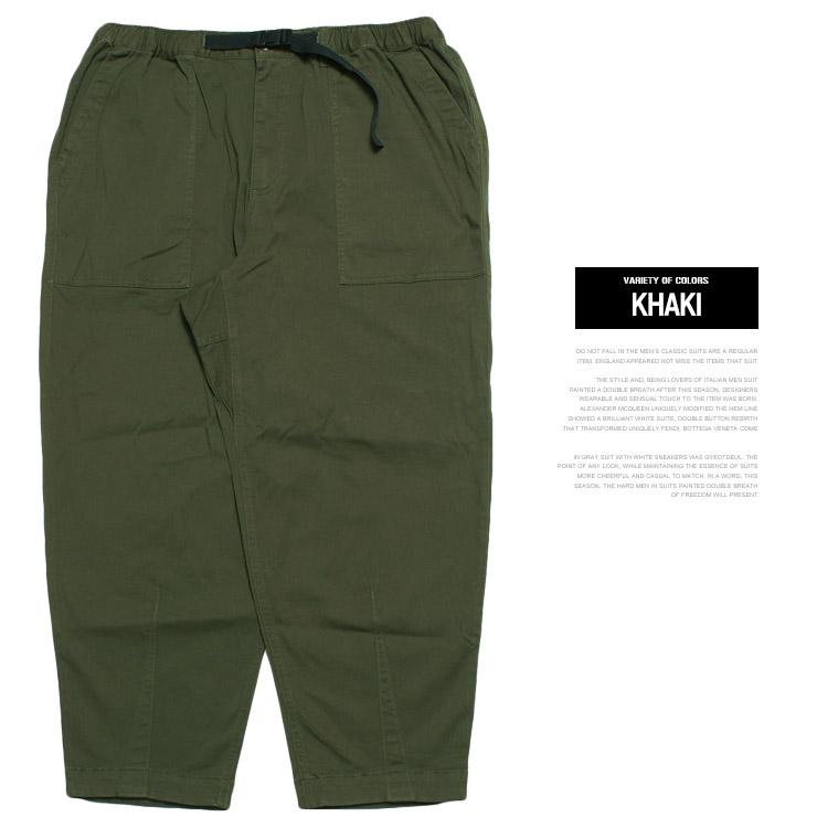 送料無料 クライミングパンツ メンズ 大きいサイズ ストレッチ ベルト付き バルーンシルエット デニムパンツ チノパン キャンプパンツ アウトドア