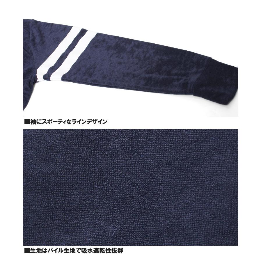 爆買 パイル パーカー メンズ 大きいサイズ ラインプリント 薄手