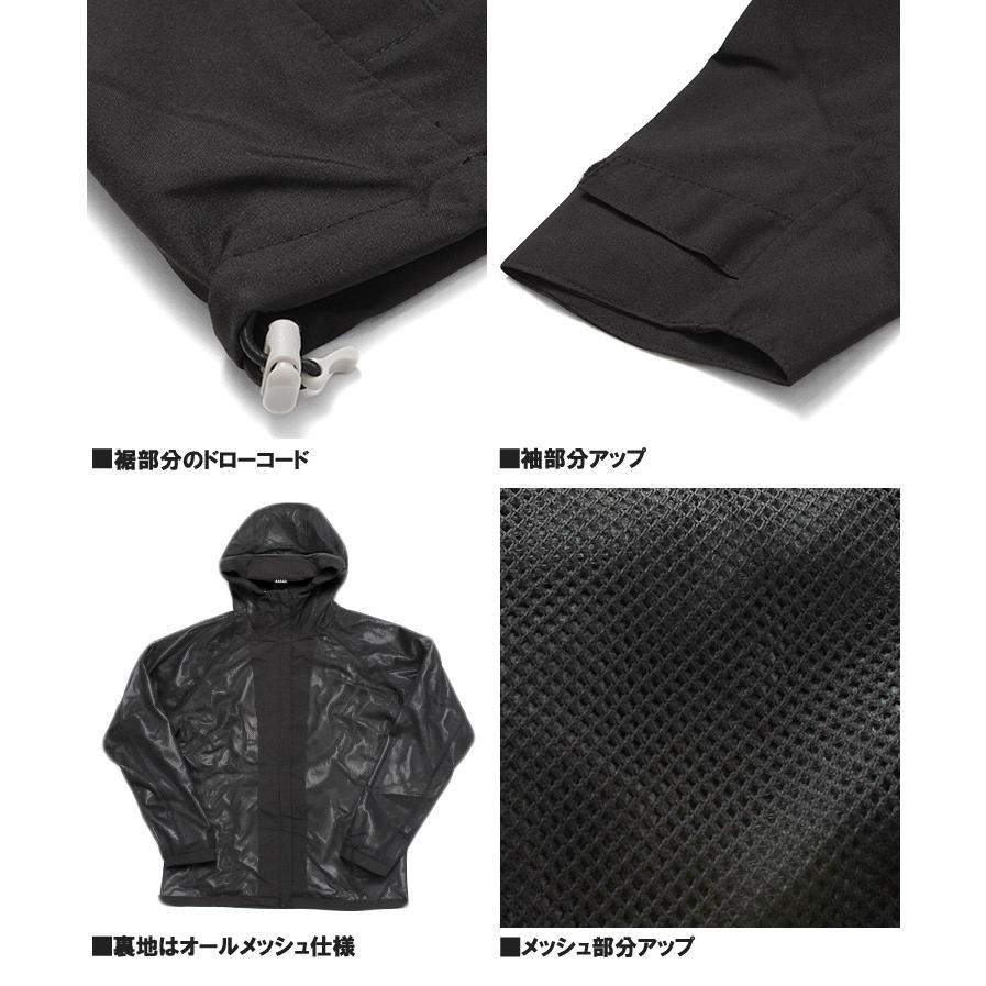 セール ヘッドライト付き レインジャケット メンズ 大きいサイズ