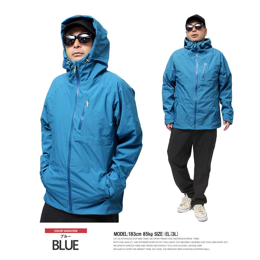 セール ヘッドライト付き レインジャケット メンズ 大きいサイズ