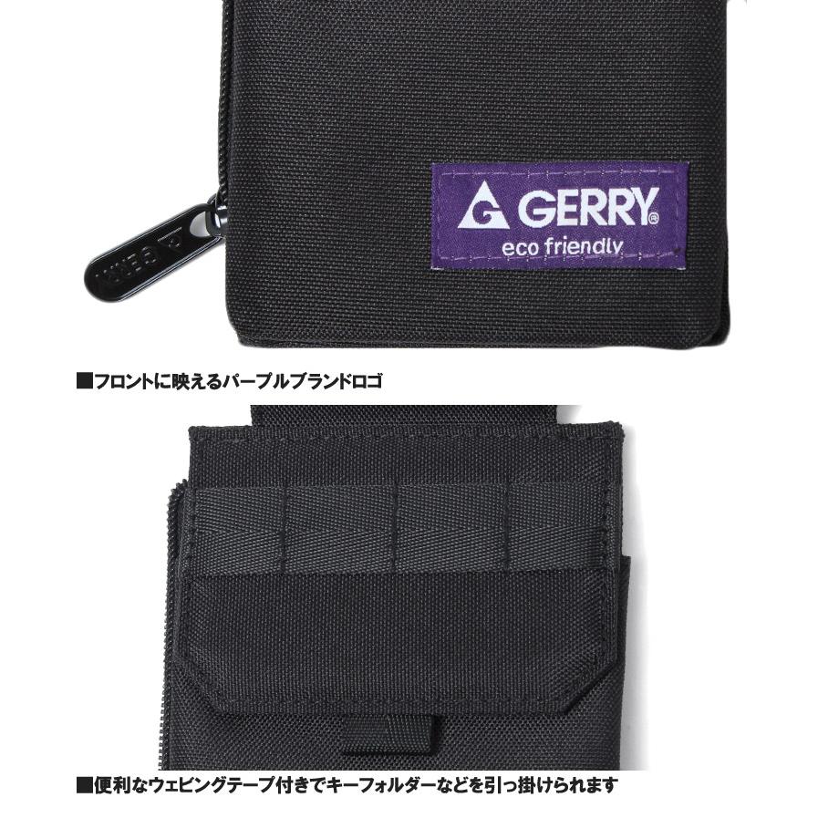 【メール便で送料無料】  GERRY(ジェリー) ミニ ショルダーバッグ メンズ 多機能 撥水加工 アウトドア スマホポーチ レディース バッグ かばん｜kingman｜12