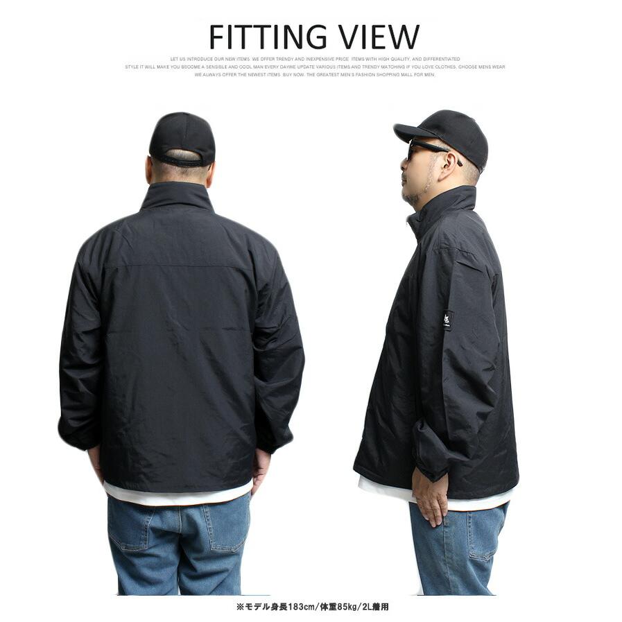 LOGOS PARK(ロゴス パーク) ナイロンジャケット メンズ 大きいサイズ 撥水加工 裏タフタ スタンド ブルゾン マウンテンパーカー ジャケット | LOGOS | 12