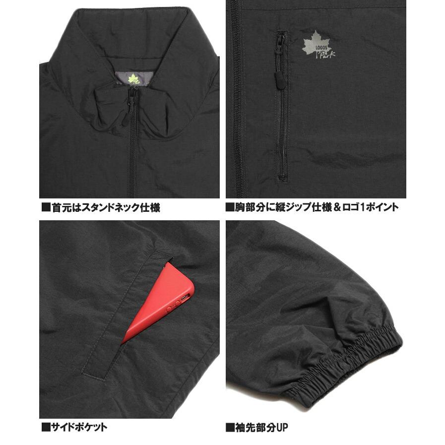 LOGOS PARK(ロゴス パーク) ナイロンジャケット メンズ 大きいサイズ 撥水加工 裏タフタ スタンド ブルゾン マウンテンパーカー ジャケット | LOGOS | 13