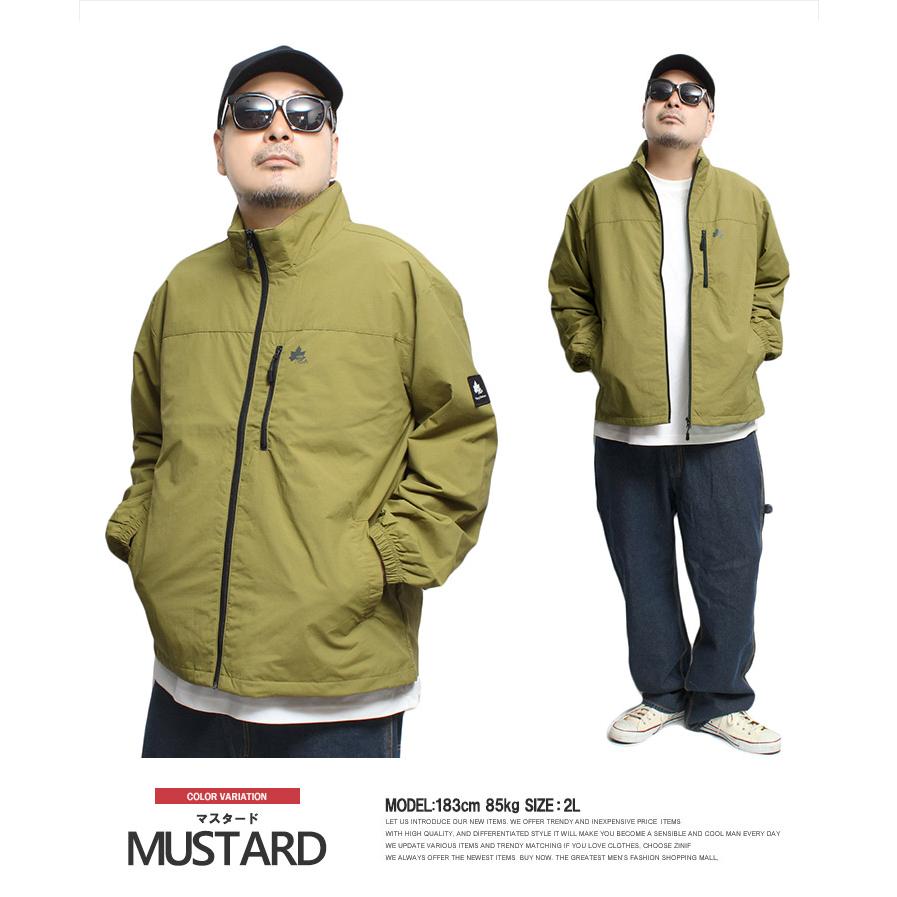 LOGOS PARK(ロゴス パーク) ナイロンジャケット メンズ 大きいサイズ 撥水加工 裏タフタ スタンド ブルゾン マウンテンパーカー ジャケット | LOGOS | 06