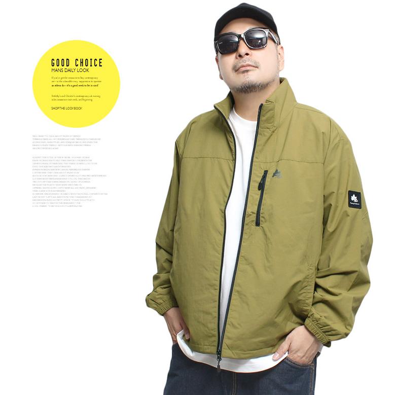 LOGOS PARK(ロゴス パーク) ナイロンジャケット メンズ 大きいサイズ 撥水加工 裏タフタ スタンド ブルゾン マウンテンパーカー ジャケット | LOGOS | 07