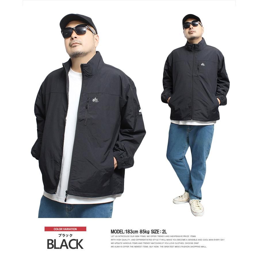 LOGOS PARK(ロゴス パーク) ナイロンジャケット メンズ 大きいサイズ 撥水加工 裏タフタ スタンド ブルゾン マウンテンパーカー ジャケット | LOGOS | 08