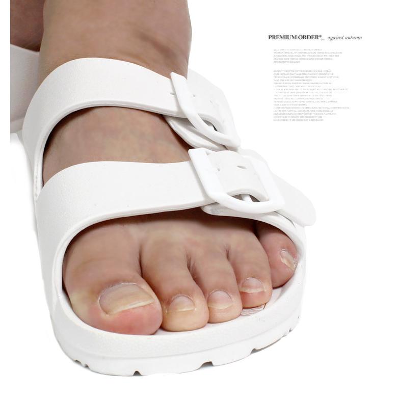 サンダル メンズ 大きいサイズ EVA素材 2本 ベルト ストラップ付き