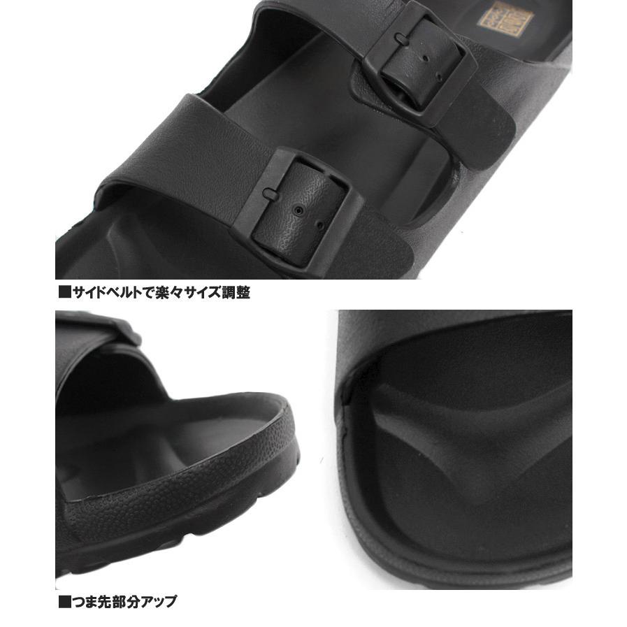 サンダル メンズ 大きいサイズ EVA素材 2本 ベルト ストラップ付き
