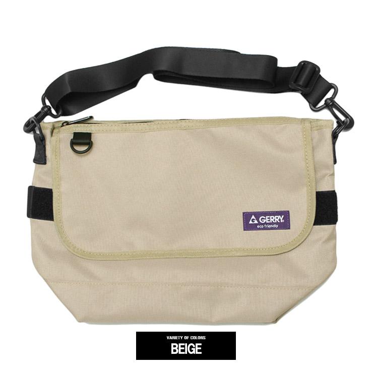GERRY（ジェリー） メッセンジャーバッグ メンズ 撥水加工 リサイクル