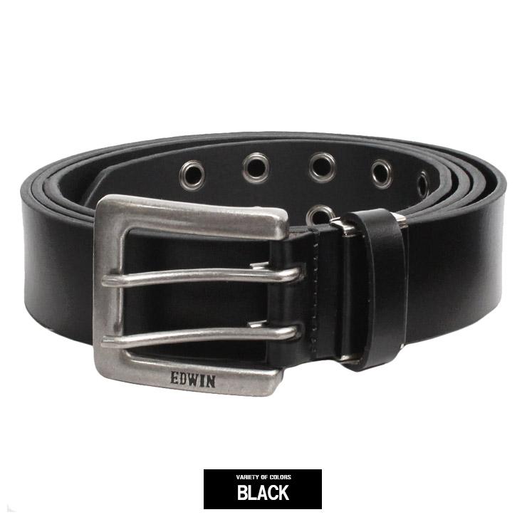 EDWIN EDWIN(エドウィン) レザー ベルト 大きいサイズ メンズ 本