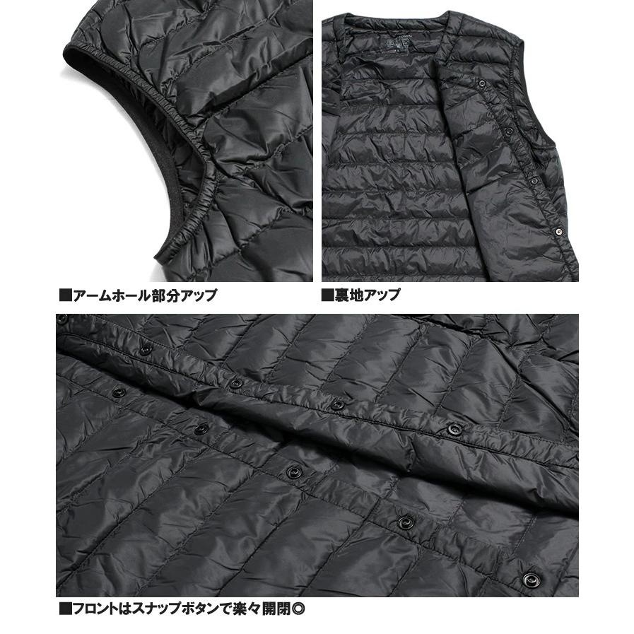 セール ダウンベスト メンズ 大きいサイズ ポケッタブル 収納 防風 撥