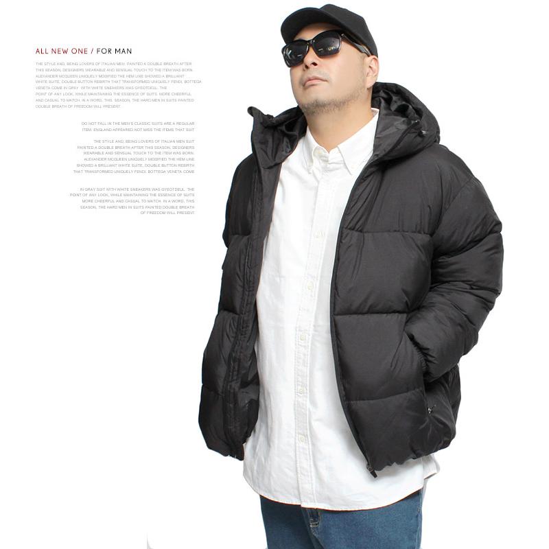 中綿 ダウンジャケット メンズ 大きいサイズ 撥水加工 軽量 ジップ