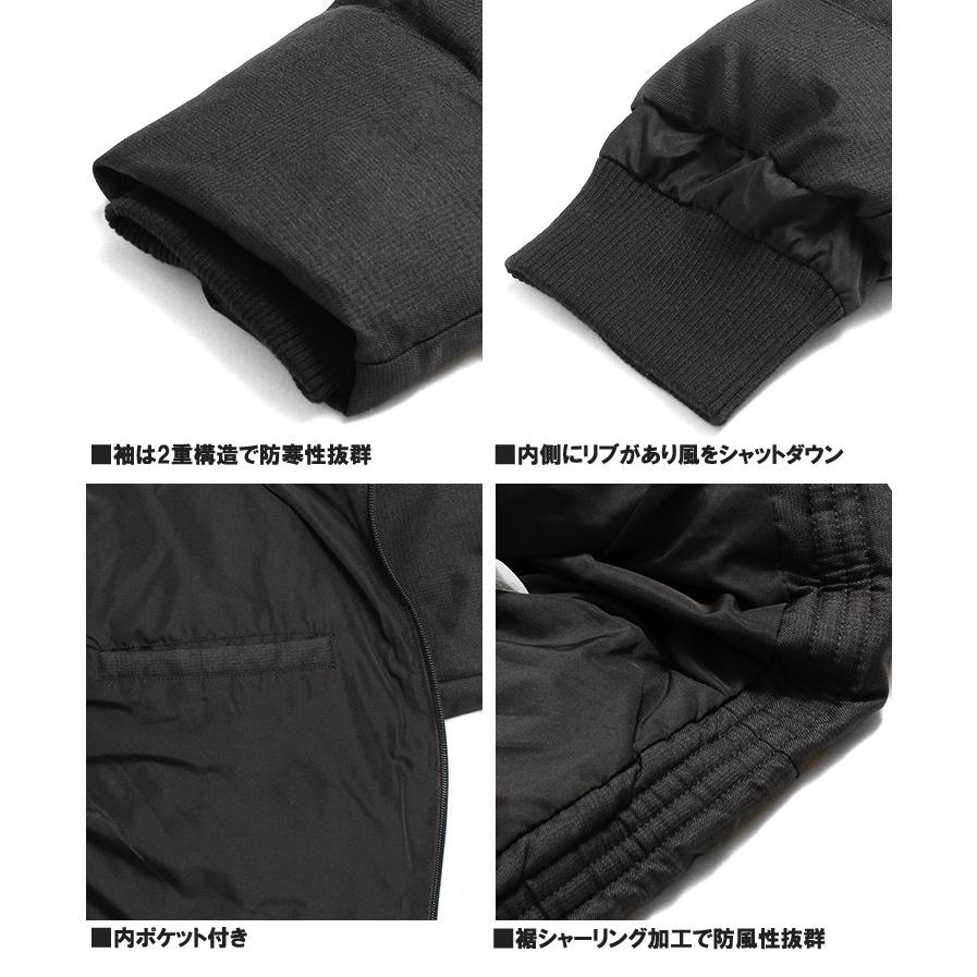 中綿 ダウンジャケット メンズ 大きいサイズ 防寒 厚手 ウールライク