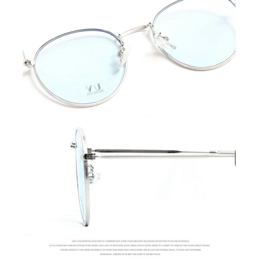 CHANEL メタルフレーム シルバーサングラス　薄ブルーレンズ　ケース付き CHANEL メタルフレーム シルバーサングラス 薄ブルーレンズ ケース付き