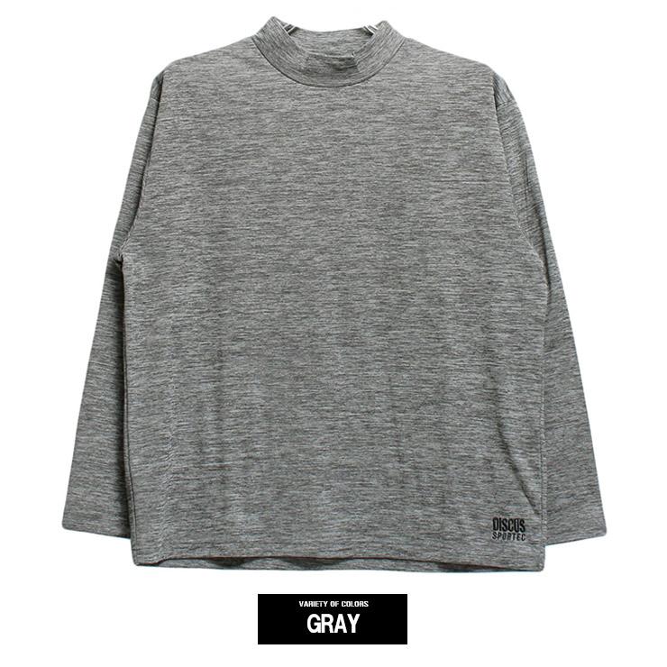 DISCUS DISCUS(ディスカス) ハイネック 長袖 Tシャツ メンズ 大きい
