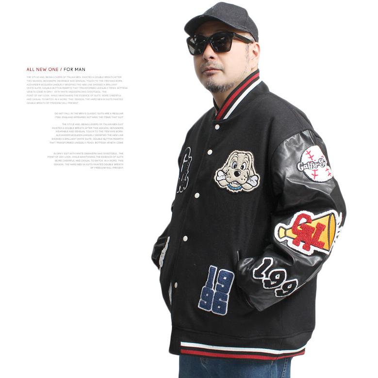 GALFY（ガルフィー） スタジャン メンズ 大きいサイズ 復活わんわん