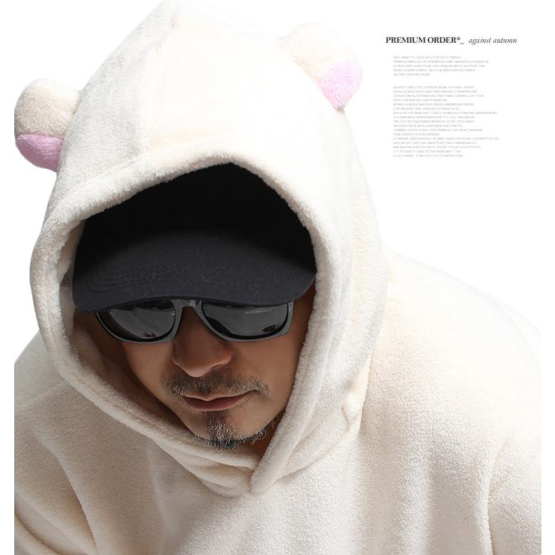 セール Rilakkuma(リラックマ) パーカー メンズ 大きいサイズ プル