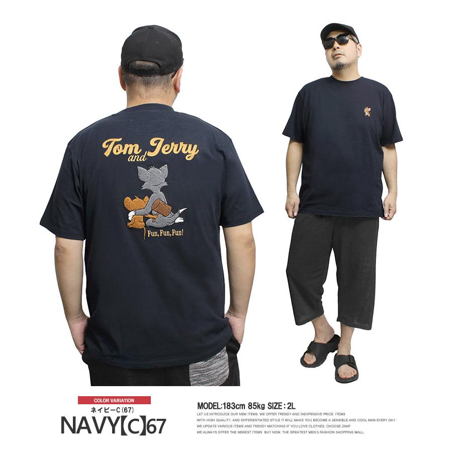 TOM AND JERRY(トムとジェリー) 半袖 Tシャツ メンズ 大きいサイズ 