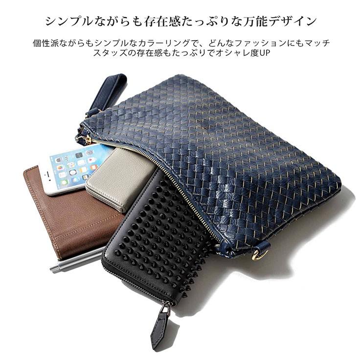長財布 メンズ ロングウォレット 本革 レザー スタッズ ラウンド