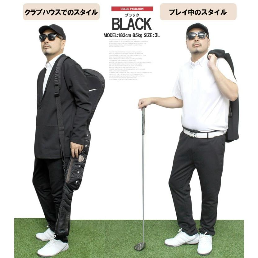 大きいサイズ 激安 ゴルフウェア メンズ セットアップ