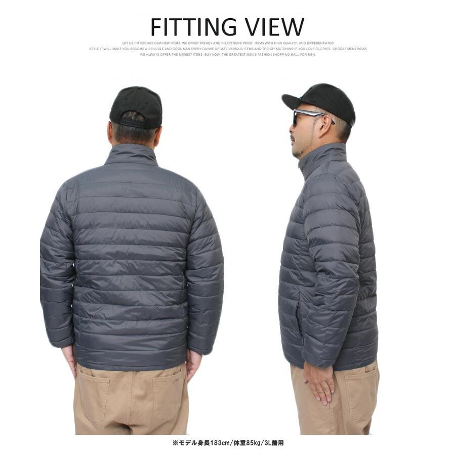大きいサイズ ゴルフウェア メンズ ダウンジャケット リアルダウン