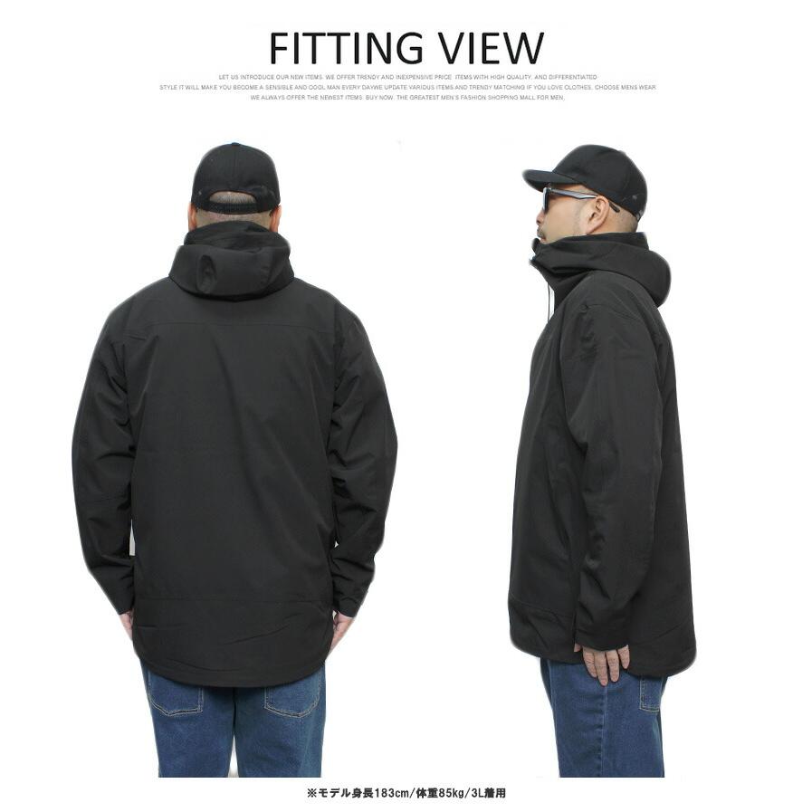 大きいサイズ ゴルフウェア メンズ ゴルフ マウンテンパーカー