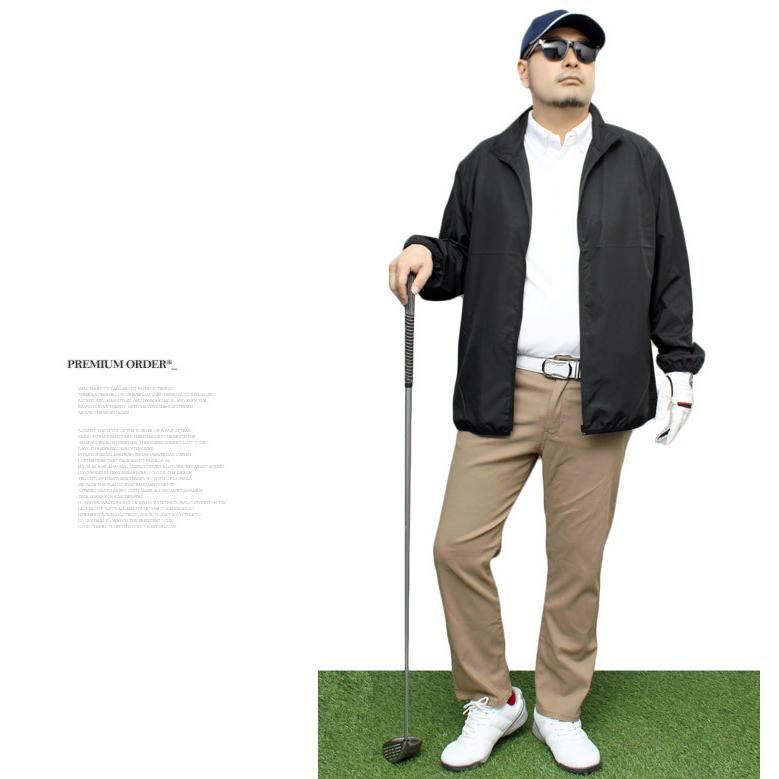 大きいサイズ メンズ ゴルフウェア 春 夏 ゴルフ ジャケット